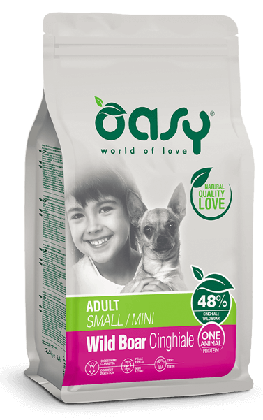 Oasy One Animal Protein – Adult Small/Mini al Cinghiale