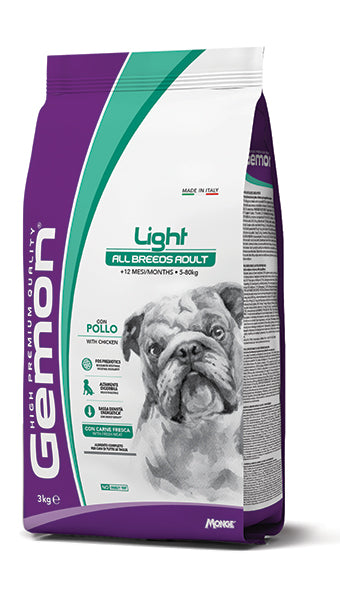 Gemon Light All Breeds Adult – con Pollo – 3 kg