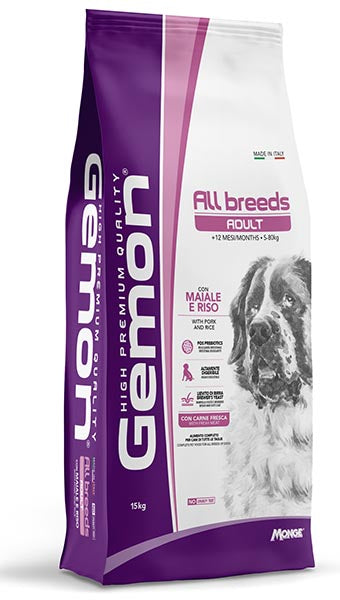 Gemon All Breeds Adult – con Maiale e Riso