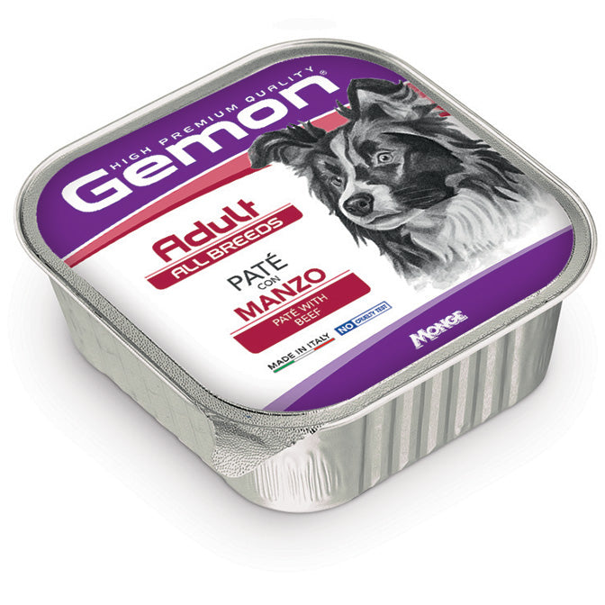 Gemon All Breeds Adult Paté con Manzo 150 g