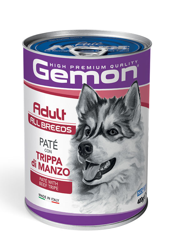 Gemon All Breeds Adult – Paté con Trippa di Manzo – 400 g