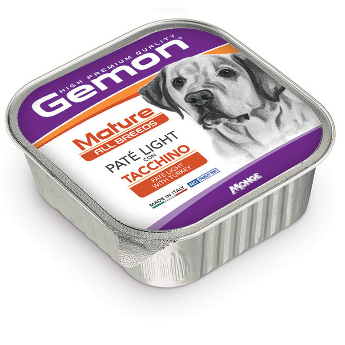 Gemon All Breeds Mature Paté Light con Tacchino 150 g