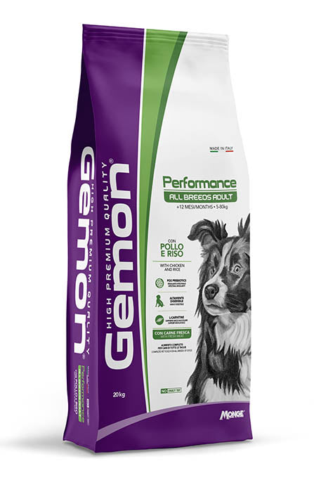 Gemon Performance All Breeds Adult – con Pollo e Riso – 20 kg