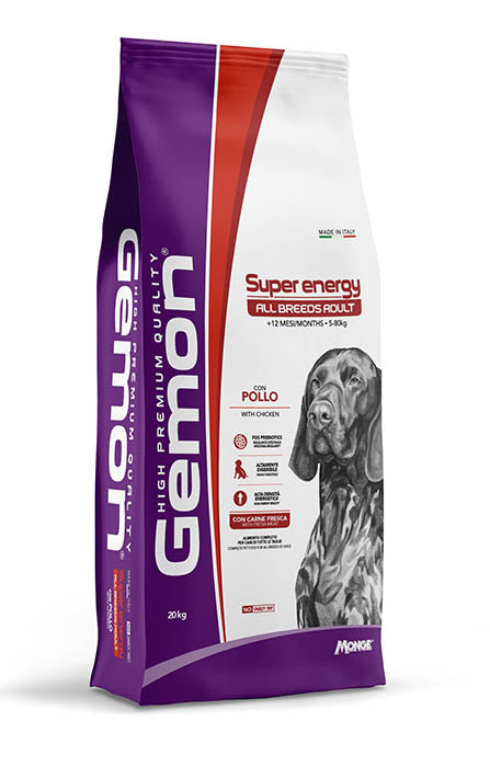 Gemon Super Energy All Breeds Adult – con Pollo – 20 Kg