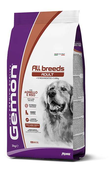 Gemon All Breeds Adult con Agnello e Riso