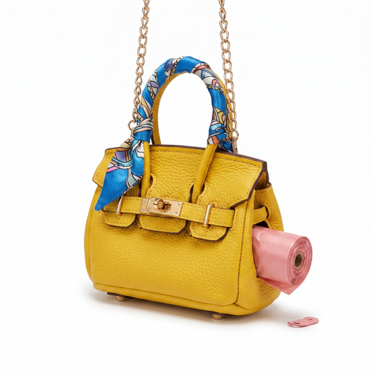 Mini Bag Porta-Sacchetti - Gialla