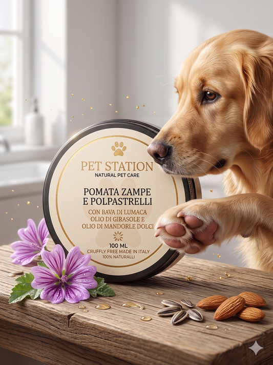 Pomata Zampe e Polpastrelli Pet Station: Protezione Totale e Dolcezza Naturale.
