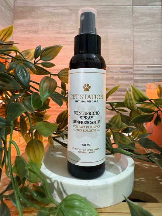 Dentifricio Spray Rinfrescante – Bava di Lumaca, Menta & Aloe Vera – 100 ml