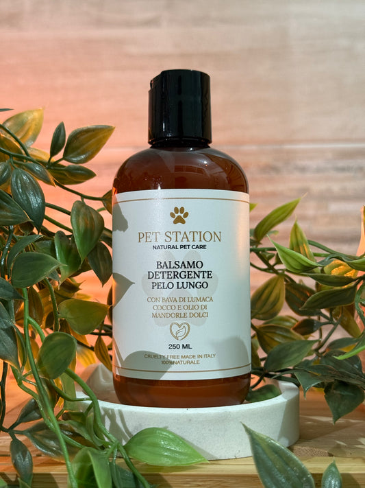 Balsamo Idratante per Pelo Lungo – Bava di Lumaca, Cocco & Olio di Mandorle Dolci – 250 ml