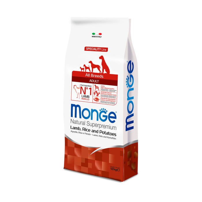 Monge Natural Superpremium Mini Adult Monoprotein Agnello con Riso e Patate