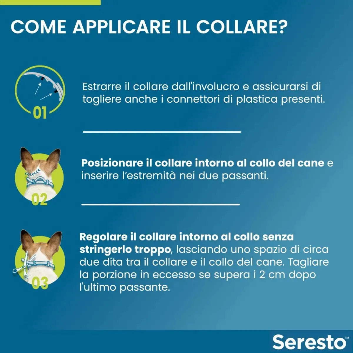 Seresto Collare Antiparassitario per Cani oltre 8 kg – Protezione 7-8 Mesi | Elanco